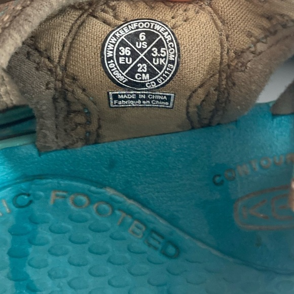 Keen leather sandals Anatomic footbed anti odor US 6 - Picture 6 of 6